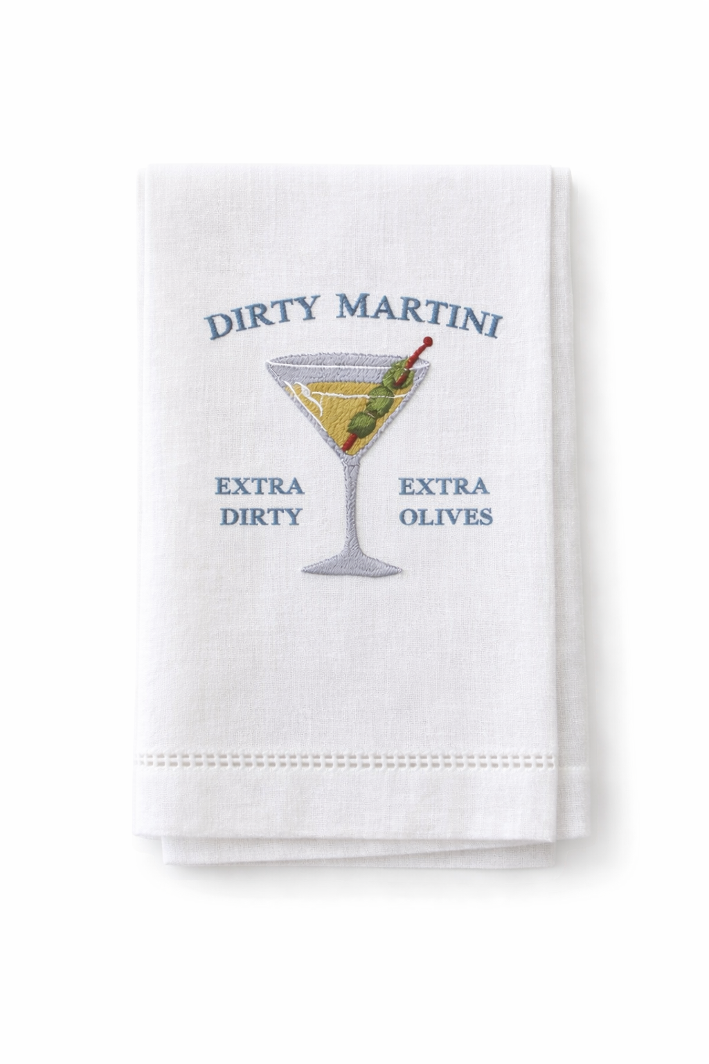 Dirty Martini Linen Tea Towels