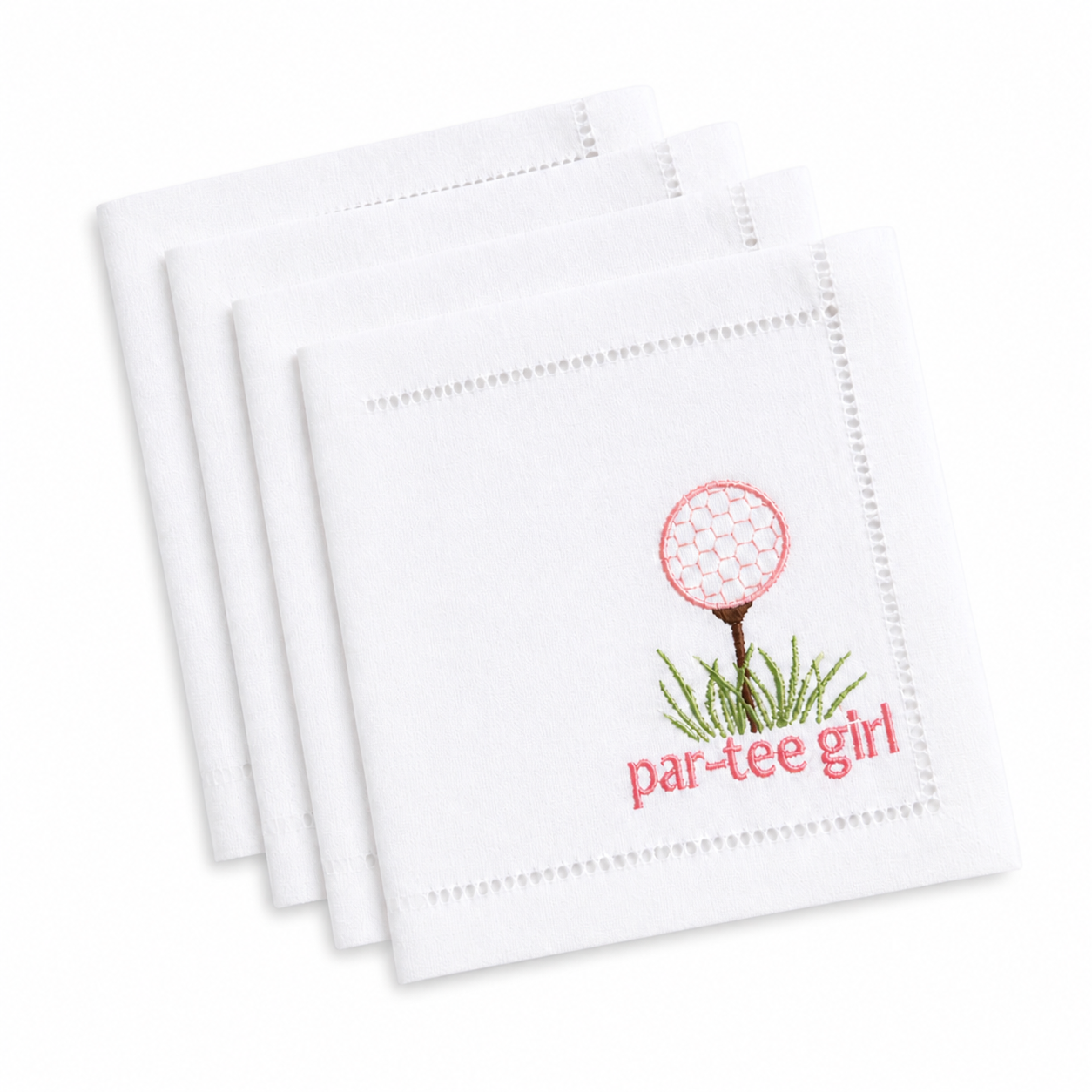 Par-Tee Girl Cocktail Napkins - Set of 4