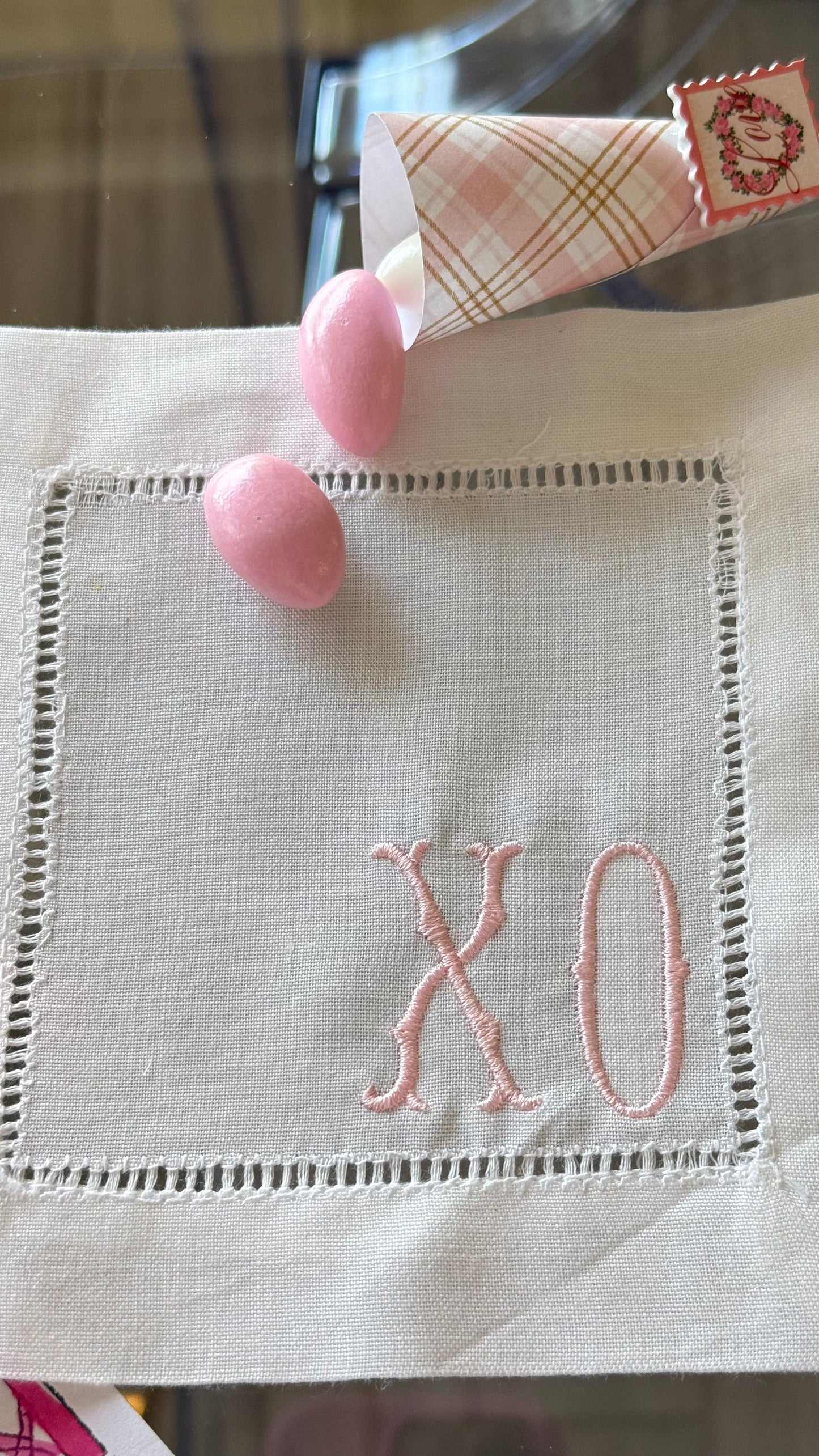 XO Cocktail Napkins - Set of 4
